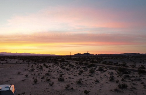 Wonder Valley RV Rental | Cozy Campground with Fire Pit for Starry Nights