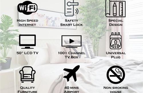 Puchong Apartment | Cozy Snowy Retreat: Pet-Friendly Stay at Setiawalk Puchong