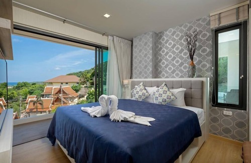 Kata Resort | Deluxe Sea View Retreat with Pool and Kitchen Access