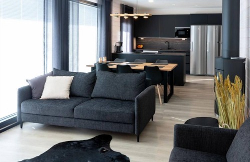 Kilpisjarvi House | Discover Saanan Helmi: Lake View Retreat with Spa Access