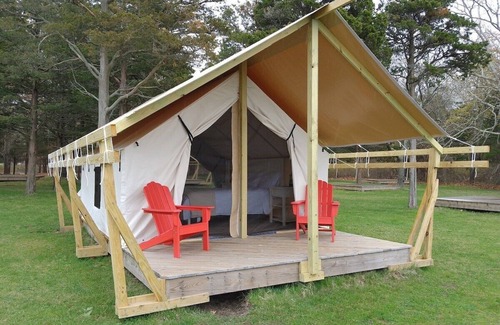 Northwest Harbor RV Rental | Safari Tent Glamping,S1-CedarPt, East Hampton, NY