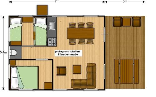 Kwadendamme Other | Family-Friendly Safaritent 't Kwedammertje with Kitchen Access