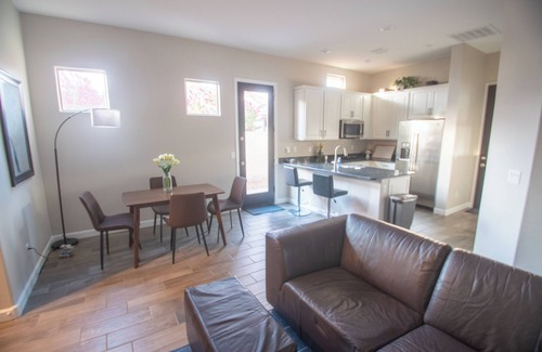 Layton Lakes House | Safe private Casita across from large Lake & Park - w/Garage, AC, WiFi, 120" TV