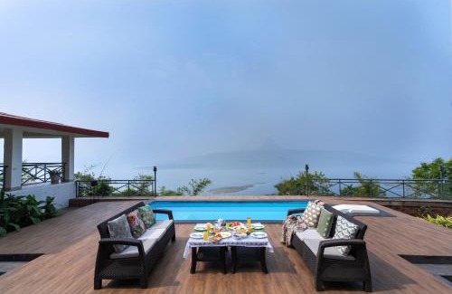 Thakursai Villa | Peaceful Retreat at SaffronStays Blue Infinitum, Pawna