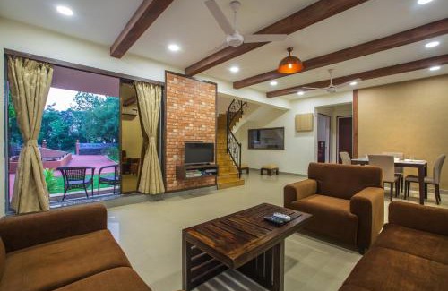 Suryamal Villa | Ideal Pool Villa Retreat with Lawn - SaffronStays Ekaant