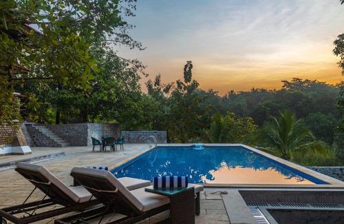 Suryamal Villa | Eco-Friendly Riverfront Villa with Pool | SaffronStays Vedika