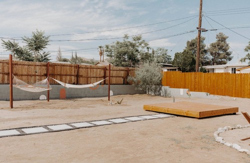 Yucca Valley House | Experience Sage Haven: Cowboy Tub & Yoga Deck Near Joshua Tree