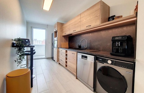 Plaine des Bouchers Apartment | Discover SAGLIO: Spa Retreat with Parking & Tram Access