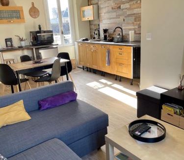 Saint-Regnobert-de-la-Cote-de-Nacre Apartment | Oceanfront Retreat in Saint-Aubin-Sur-Mer: Guest Rated 9.1