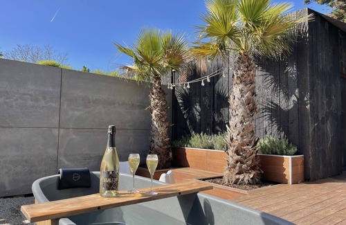 Pleneuf-Val-Andre Cabin | Relax at Saint Pabu'lle: Spa & Pool Near the Ocean