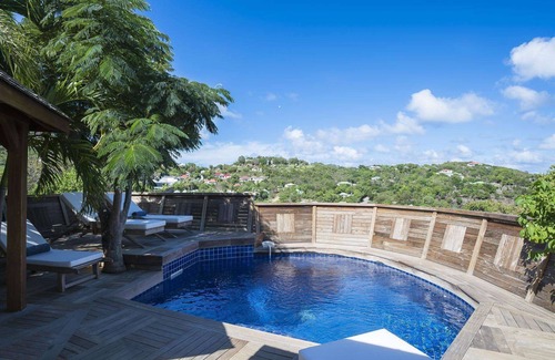 Vitet Villa | Oceanfront Retreat at Salamandres: Pool & Spa Awaits