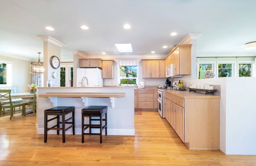 Port Angeles House | Unwind at Salish Coast Retreat: Ocean View with Fire Table