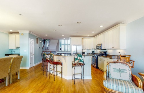 Fenwick Island House | Inviting Salt Meadows Townhouse with Pool & Ocean Views