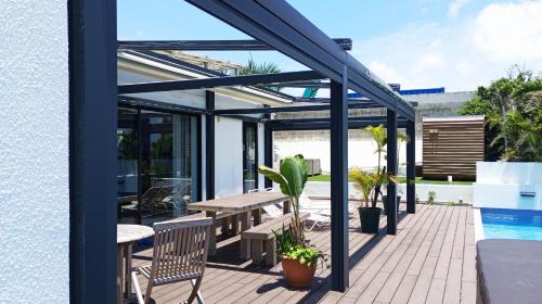 Urasoe House | Oceanfront Salty House: 4-Star with Private Beach Access