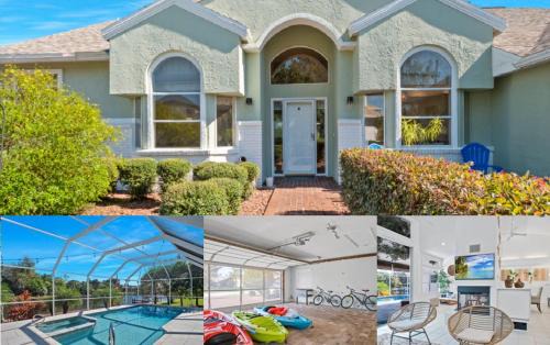 Palm Harbor House | Discover SALTY TURTLE: Poolside Retreat with Tiki Bar