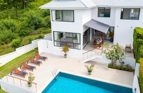 Plai Laem Villa | Discover Sam-Kah Villa Amber: Family-Friendly Oasis with Pool
