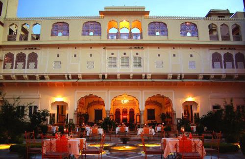 Amer Fort Road Hotel | Elegant Samode Haveli: 5-Star Oasis with Spa & Pool