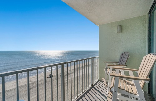 Myrtle Beach Condo | Oceanfront Sands Beach Club Condo with Pools & Tennis Courts