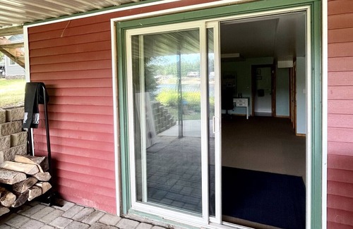 Gladwin Cottage | Idyllic Sandy Beach Chalet with Lake Fire-Pit & Amenities