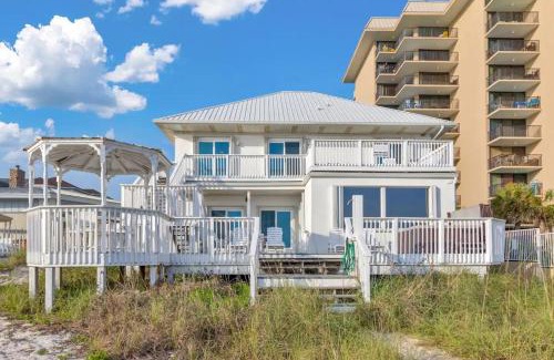 Gulf Lagoon Beach House | Oceanfront Sandy Feet Retreat with Hot Tub & Pet Friendly Stay