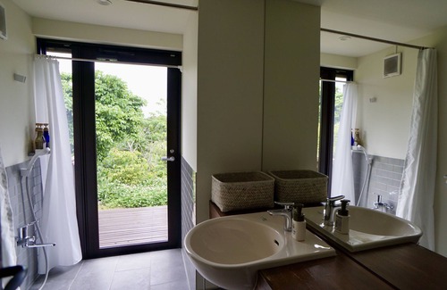 Motobu Cabin | Relax at Sannin Resort: Ocean Views & Spa Amenities Await