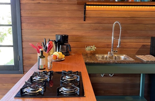 Joacaba Cabin | Discover Santê Cabana: Cozy Stay with Kitchen Amenities