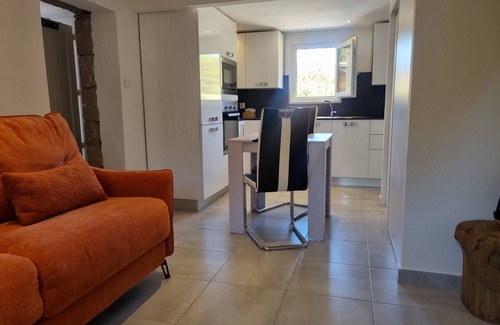 Santa Giulia Cabin | Experience Santa-Giulia Beach with Pool, Spa & Hot Tub