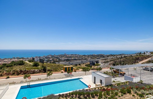 Benalmadena Apartment | Relax at Santangelo: Poolside with Scenic Views Await