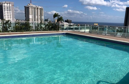 Downtown Santo Domingo Apartment | Rooftop Pool Apartment with Ocean & City Views in Santo Domingo