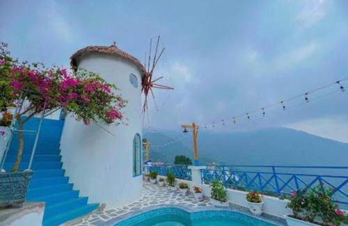 Tam Dao Villa | Beautiful Santorini Villa Tam Dao with Pool & Breakfast