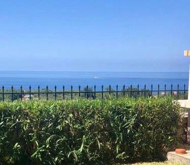 Sarlata Apartment | Experience Tranquility at Sarantos Pool Suites with Ocean View