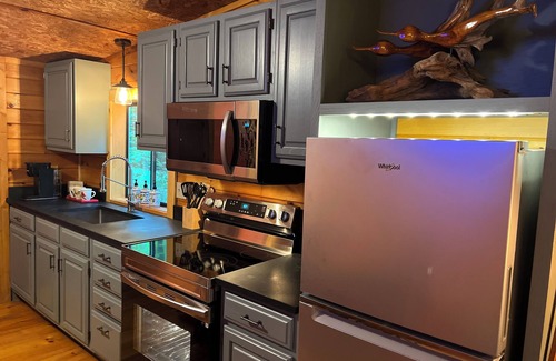 Greenfield Center Cabin | Discover Saratoga Track & Streamside Retreat: Pet Friendly Haven