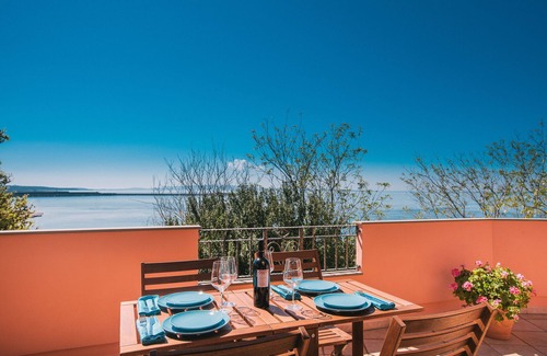 Portoscuso Apartment | Oceanfront Penthouse at Villa del Porto with Pool & Spa