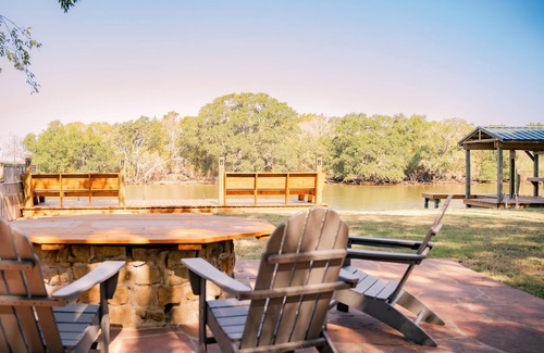 Cedar Lane House | Pet-Friendly Creekfront Retreat with Amazing Outdoor Space