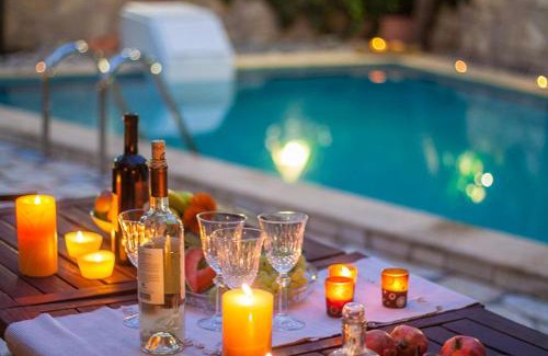 Agios Mamas Villa | Relax at Sarris Villa: Poolside Retreat in the Countryside