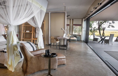 Lusaka Province Cabin | Experience Comfort at Sausage Tree Camp with Private Pool