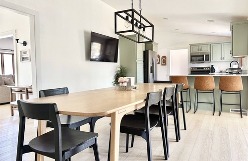 Fish Creek House | Inviting Retreat with Private Trails & Cozy Fire Pit