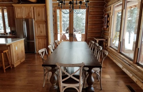 Stanley House | Elevated Sawtooth Mountain Log Cabin with Breathtaking Views