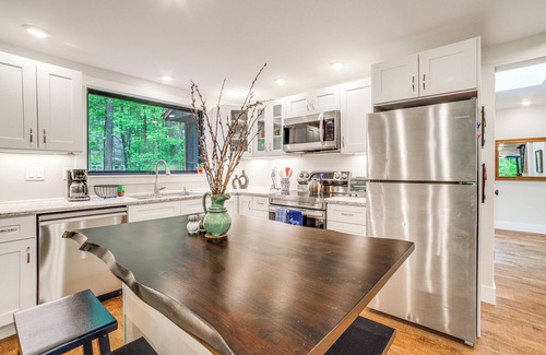 Harbert Cottage | Cozy Sawyer Retreat with Fire Pit - Steps to Gorgeous Beaches!