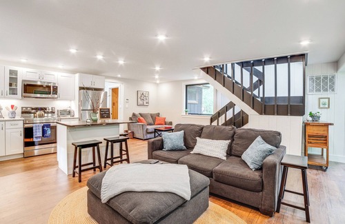 Harbert Cottage | Cozy Sawyer Retreat with Fire Pit - Steps to Gorgeous Beaches!
