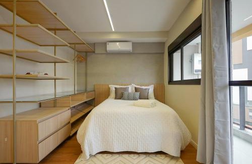 Sao Paulo Apartment | SB 1006 · Studio c/Varanda - Metro Brooklin e Shop Morumbi