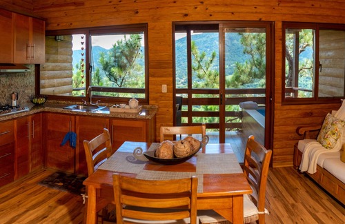 Jarabacoa Ski Chalet | Romantic 2 Bedroom Escape with Balcony Jacuzzi & Spa