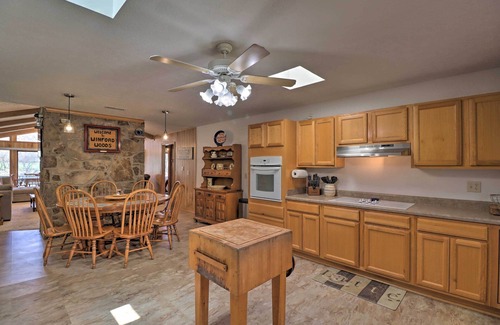 Norfork House | Idyllic Riverview Retreat with Spa & Screened Porch