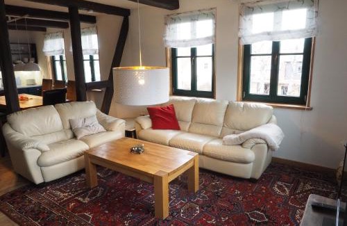 Ilsenburg Apartment | Cozy Harz Retreat with Fireplace & Pet-Friendly Amenities