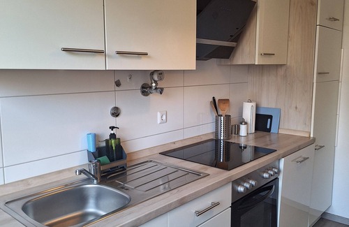 Bielefeld Apartment | Modern Apartment with Balcony for Up to 4 Guests