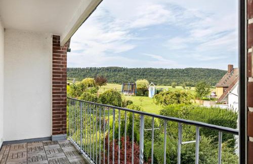 Salzhemmendorf Apartment | Stunning Views at Schöner Iht Blick: Family-Friendly Escape