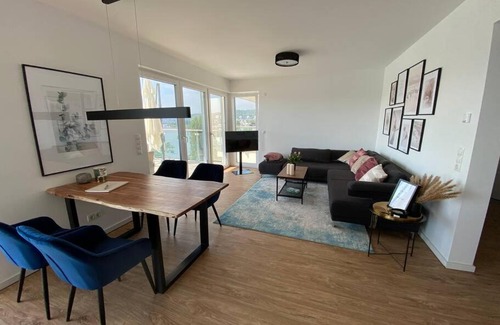 Metternich Apartment | Spectacular Views of Koblenz from a Family-Friendly Retreat