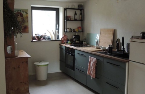 Isselbach Apartment | Scheunen-Loft am Gelbachtal - apartment/apartment, shower, WC, 1 bedroom