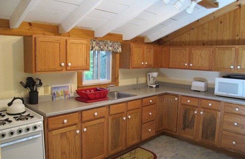 Center Lovell Cottage | Discover the School Building at Gilmore Camps on Lake Kezar