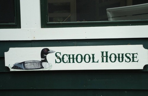 Center Lovell Cottage | Discover the School Building at Gilmore Camps on Lake Kezar